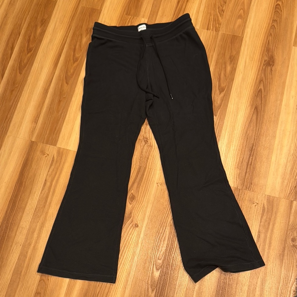Sunday best from aritza black flare waffle pants